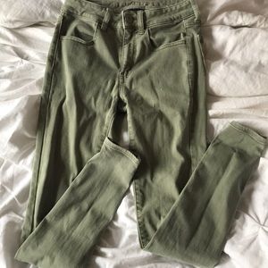 american eagle green jeans